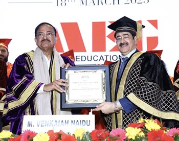 M Venkaiah Naidu Blessed Convocation Of Asian Education Group