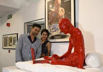 Exploring India’s Cultural Tapestry: Sangram Singh And Payal Rohatgi Marvel At Tuli Research Centre For India Studies’ Exhibition