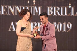 Saazish Sidhu Won Millennium Brilliance Award As Internationally Acclaimed Youngest Emerging Director In Films And Film Productions