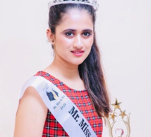 A.Sanjana Reddy Winner Of Miss Universe 2020 Along With Title Miss Glamorous  A Pageant Presented By Sandy Joil