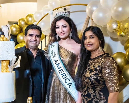 Miss World America 2021 Winner Shree Saini Gets Glorious Welcome At Home