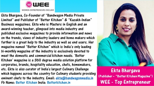 WEE- Women Enterpreneurs Enclave – Every Women’s Success Should Be An Inspiration To Another