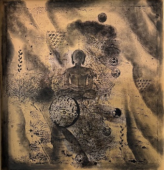 PADMASANA – The Perpetual Perception Solo Show Of Paintings By Contemporary Artist Alpa Palkhiwala In Jehangir Art Gallery