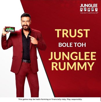 Junglee Rummy Ropes In Ajay Devgn As Brand Ambassador  Unveils Its New Campaign Rummy Bole Toh JUNGLEE RUMMY