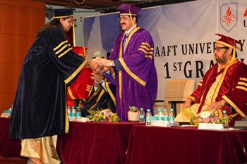 Grand Convocation Of First Batch Of AAFT University Of Media And Arts