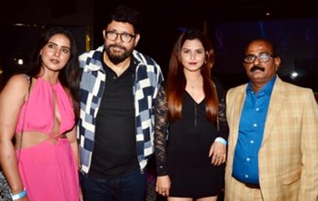 Film Producer-Director Rajeev Chaudhari And Veteran Director Ashok Tyagi’s FIRE OF LOVE  RED Poster – Teaser Launched With Grand Style