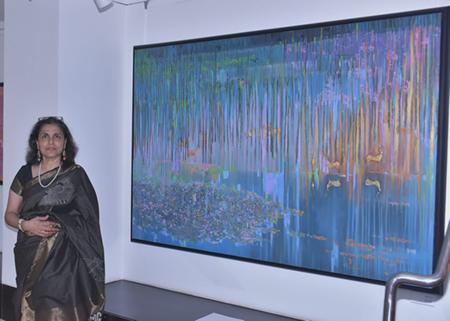 “WHISPERS IN THE WILD” An Exhibition Of Paintings By Vyoma Parikh At Jehangir Art Gallery