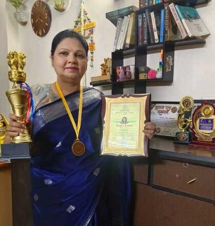 भारत गौरव सम्मान से सम्मानित हुईं लेखिका रंजीता कुमारी